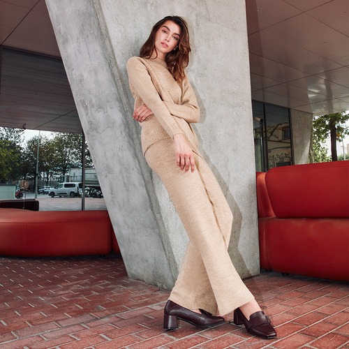 Andres Machado AM5717-23 Μοκασίνι Μπορντώ 5cm φωτογραφία